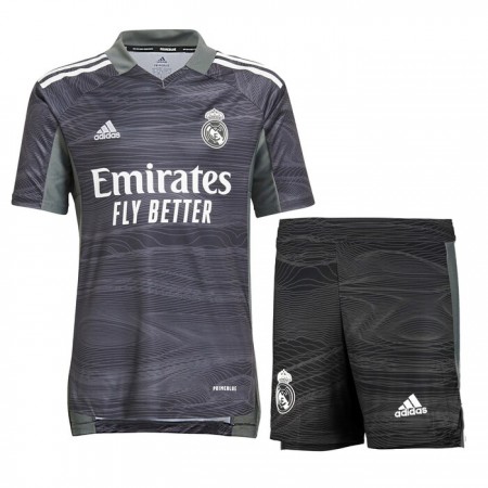 Fußballtrikots Real Madrid Torwart Kinder 2021-2022 Kurzarm Heimtrikotsatz kaufen